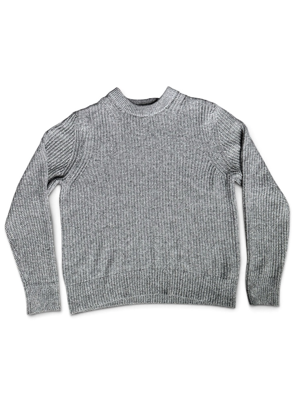 MAGASHONI - Men's Crewneck Knit Sweater - Gray